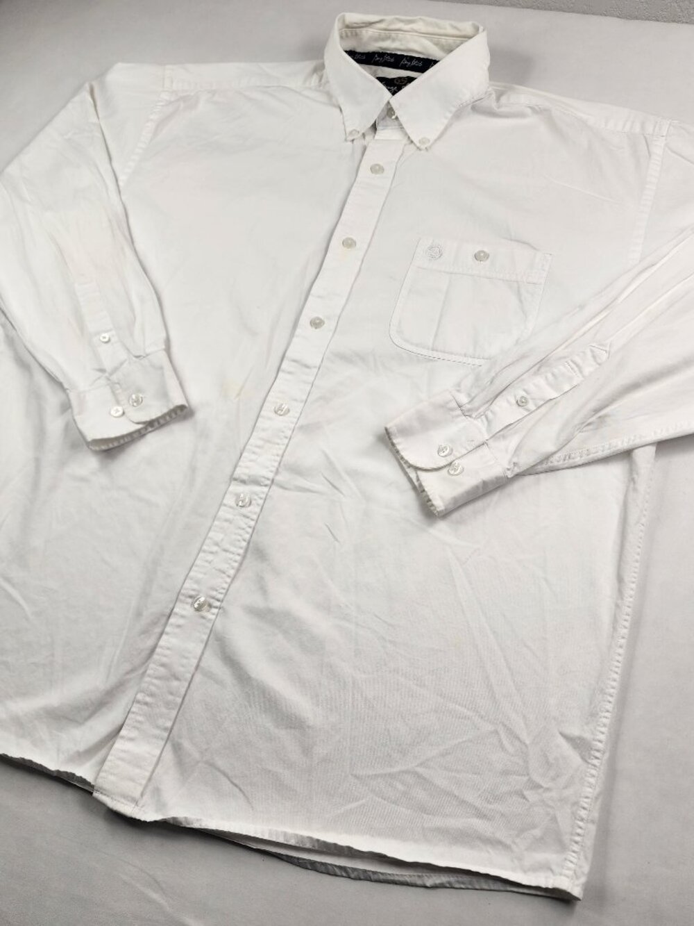 FLAW Wrangler George Straight Collection Men’s XXL White Button Up Long Sleeve